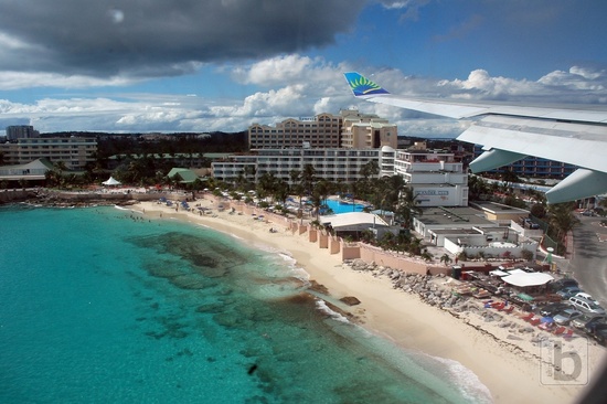 Air Caraibes: přistání na SXM
