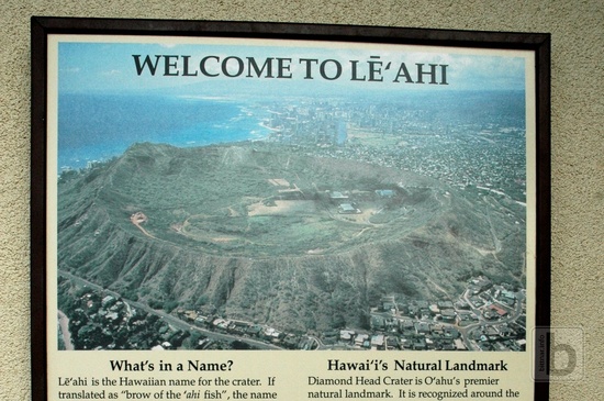 Informační cedule, Diamond Head