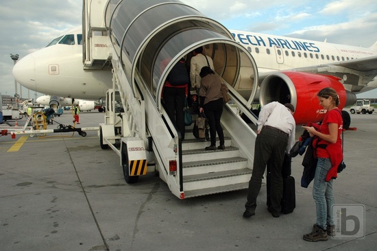 Airbus A319, CSA (FRA-PRG)