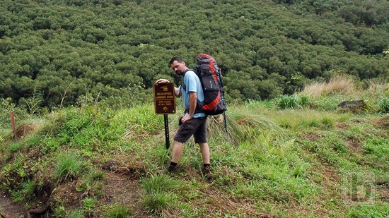 Helicopter landing zone, Kalalau trail