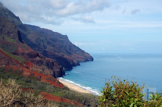 KalalauBeach, pohledem z Red Hill
