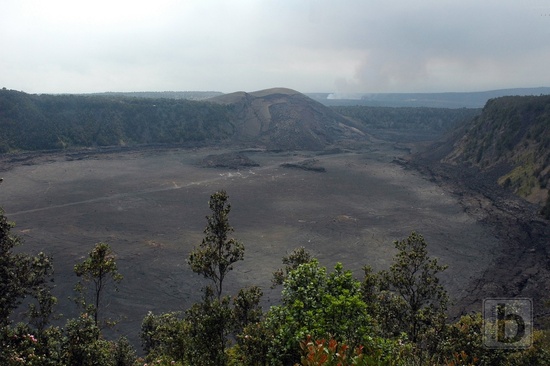 Kráteru Kilauea Iki ze severu