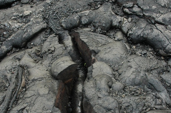 Detail lávového pole