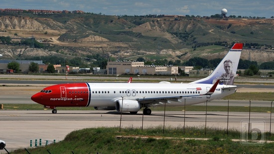 Boeing B737 (LN-NGB) Norwegian - spotting v Madridu