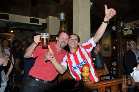 Madrid, hospoda po semifinále fotbalu