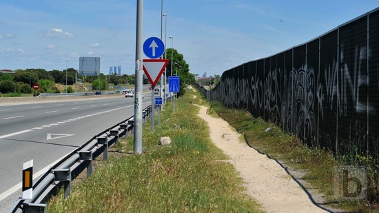 Madrid, přístupová cesta do muzea