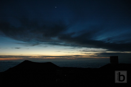 Po západu slunce na Mauna Kea