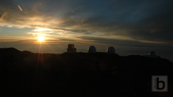Západ slunce na Mauna Kea