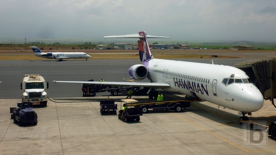 Boeing B717 (N478HA), Kahului (OGG), Mauai