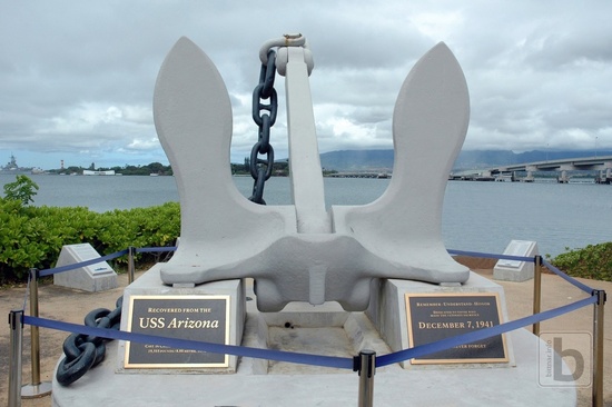 Kotva lodi USS Arizona, Pearl Harbor