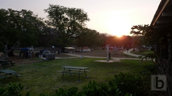 východ slunce, Spencer Beach Park