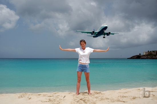 Jet Blue landing (SXM)