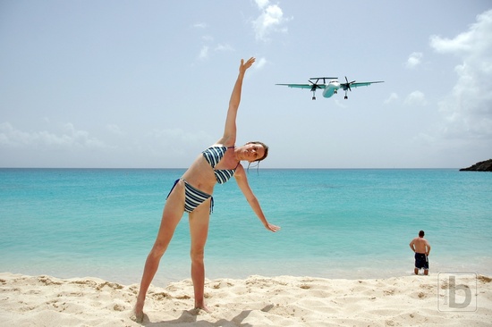 LIAT landing (SXM)
