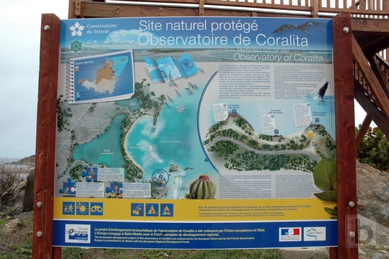 Observatory of Coralita - Informační tabule