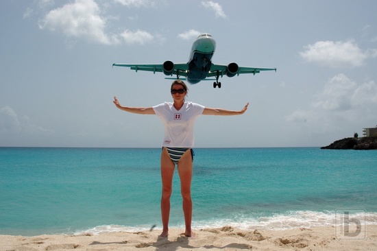 US Airways landing (SXM)