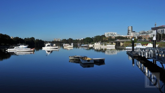 Cooks River, cestou na zastávku Temple