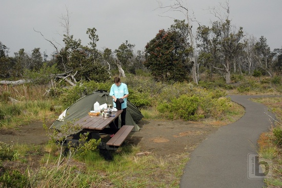 přenocování ve Volcanoes National Park