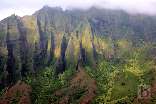 Přelet do Kalalau Valley