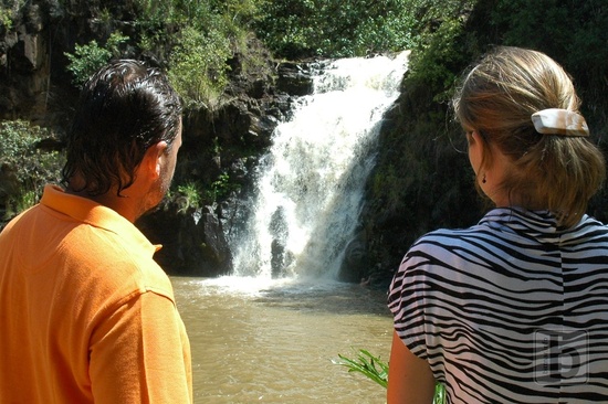 Waimea Valley Falls, snímek ala Lost